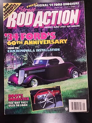 Rod Action January 1994 VINTAGE Hot Rods And Custom Cars M14 • $6.99