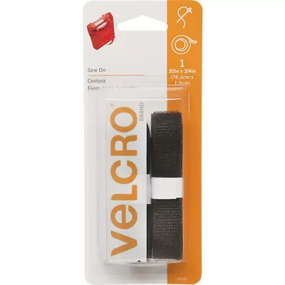 VELCRO(R) Brand Sew-On Tape 3/4 X30 -Black 90029 • $6.99