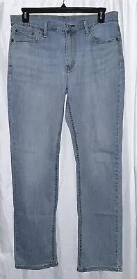 Levis 541 Jeans Mens 33X34 Lighter Blue Denim Faded Whiskering Athletic Pants 34 • $16.19