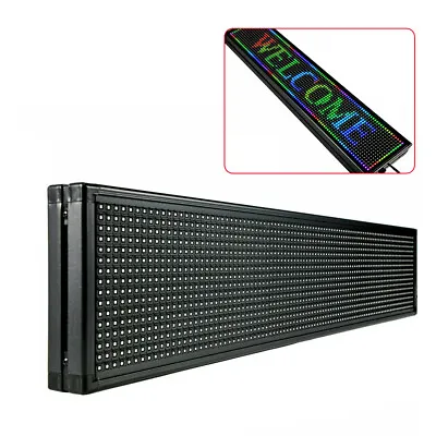 Programmable Scrolling Message Display Board Outdoor LED Business Sign NEW • $72.20