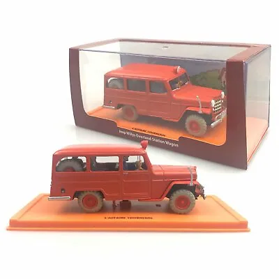 Jeep Willys Overland Station Wagon 1:43 Metal Diecast L'Affaire Tournesol Tintin • $33.99