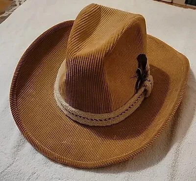 Vintage Stetson Hat - Large 7 1/4 - 7 3/8 [Camel] Made In USA • $54.89