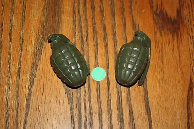 Set Of Two Vintage 1963 Marx Toy Hand Grenades - MPC • $14.99