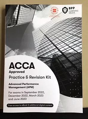 ACCA Advanced Performance Management: Practice And Revision Kit New • £20