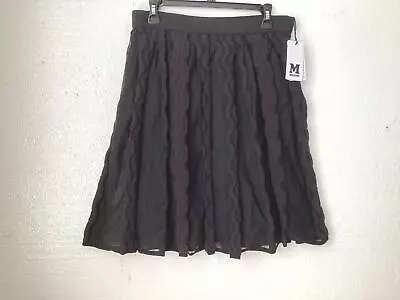 Missoni Mesh Cable Knit Short Full Skirt Black Sz 6 NWT DEFECT $595 • $39.99