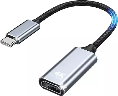 USB C To HDMI Adapter Type-C To HDMI 4K Adapter For MacBook ProAiriPad Pro • £8.25