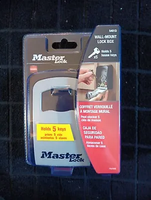 Master Lock Wall Mount Lock Box Combination Dials Holds 5 Keys-Model 5401D(M22) • $30