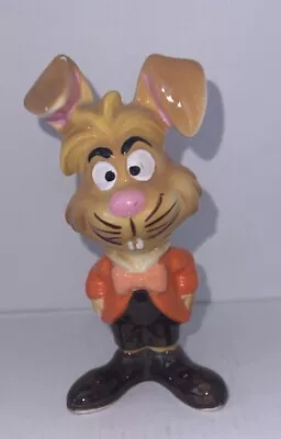 Alice In Wonderland March Hare Rabbit Figure Figurine Vintage Rare Disney 1980s • $23.99