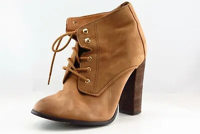 $29.93 • Buy Aldo Paddock Brown Leather Lace Up Boots Wmn Sz 9 M