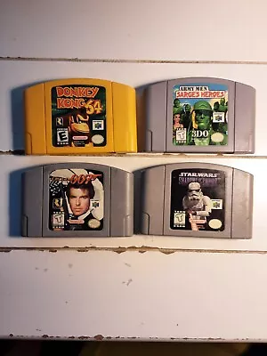 N64 Game Lot 4 Games All Working Condition Authentic And Tested • $41