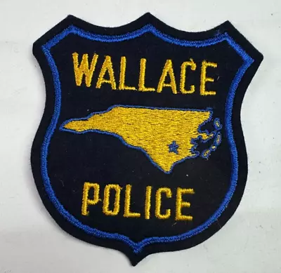 Wallace Police North Carolina NC Felt Patch • $9.99