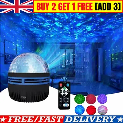 NEW Northern Lights Ocean Wave Projector With 14 Light Effects For Party NEW • £7.19