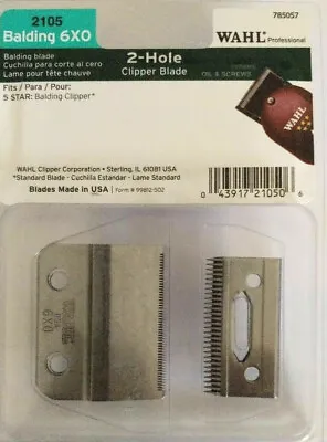 Wahl 5 Star Balding Clipper Blade Set 2105 (0.4mm) * Original  BALDING BLADE ** • $36.10