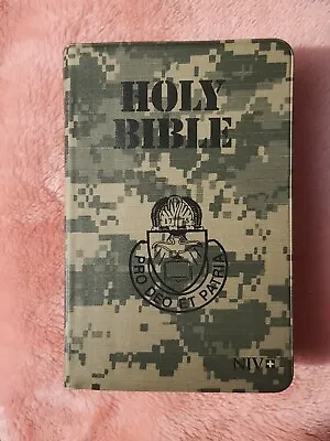 NIV  Military Edition Holy Bible  Compact  Paperback  Camouflage  • $5.99