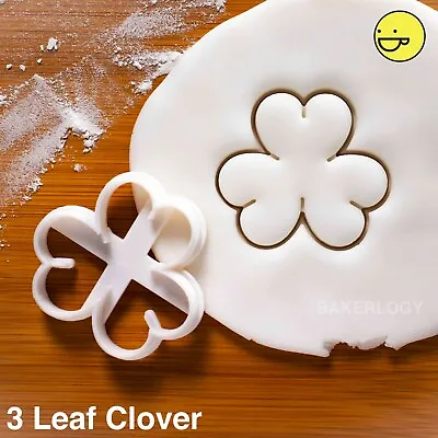 £5.91 • Buy 3 Leaf Clover Cookie Cutter |shamrock St Patricks Day Ireland Irish Holy Trinity