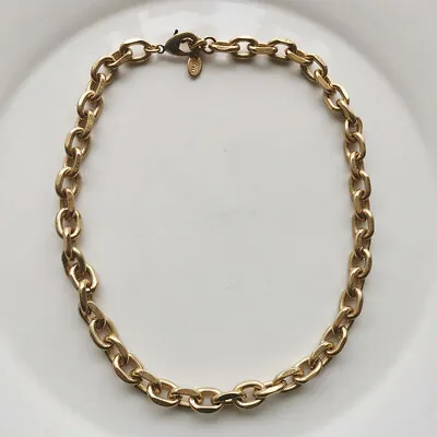 New 16  Zara Thick Chain Necklace Gift Vintage Women Party Holiday Show Jewelry • $9.99
