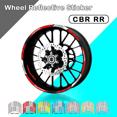 £15.97 • Buy Wheel Rim Stripes Tape Decals Stickers Bike For Honda Cbr600rr F5 Cbr1000rr