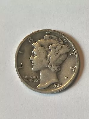 1937D Mercury Dime VG • $4.99