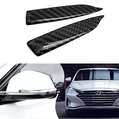 $9.97 • Buy 2x Cars SUVs Side Mirror Edge Carbon Fiber Anti Scratch Protector Guard Stickers