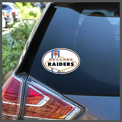 NFL Oakland Raiders Welcome To Las Vegas Bumper Sticker Decal Or Car Magnet • $13.95