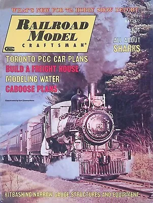 Railroad Model Craftsman Magazine May 1972 Toronto PCC Car Plans Caboose Plans • $9.99