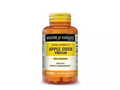 Vinagre De Manzana Apple Cider Vinegar  100 Tabl Quema Grasa Mejora La Digestion • $9.99