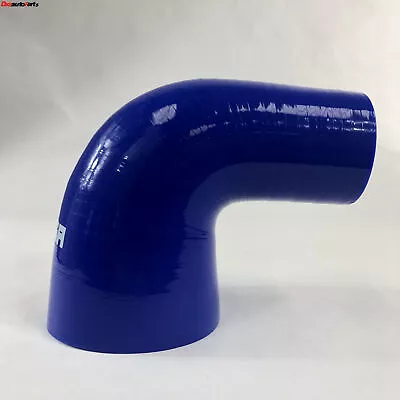 Brand NEW 2  To 3  Blue 90 Degree Silicone Hose Coupler 4 Layer Polyester • $14.99