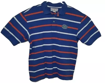 Vintage Florida Gators Mens L Boca Classics Cotton Polo Shirt NCAA Football  • $13.43