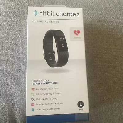 Fitness Charge 2 Smart Watch Bracelet Wristband Fitbit  In Box Large BRAND NEW • $120