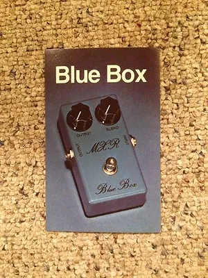 Vintage Mxr Guitar Effects Pedal Literature Spec Sheets ~Blue Box~ 70's-80's • $4.95