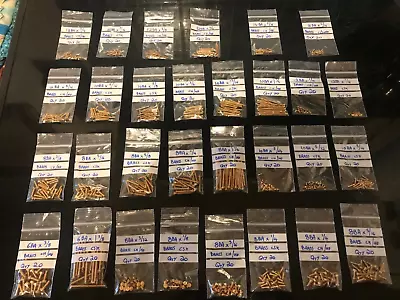 £40 • Buy Job Lot Of BA BRASS Screws - HIGH QUALITY! - Model Engineer Clock-Watchmaker Etc