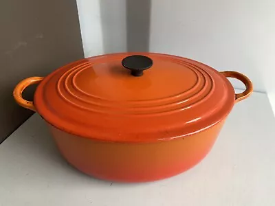 £60 • Buy Le Creuset ‘D’ Casserole Dish Pot - Orange 