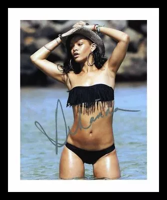 £19.99 • Buy Rihanna Autograph Signed & Framed Photo 3