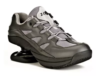 Z-Coil Freedom Men's GRAY LEATHER & MESH WALK RUN WORK SHOE SIZE 12 • $250