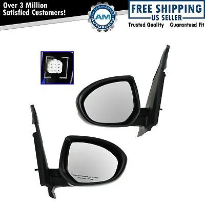 Power Side View Mirror Left & Right Pair Set Of 2 Fits 2011-2014 Mazda 2 • $80.50