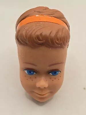 Vtg Midge Barbie Doll Head Wearing Orange Headband • $19.99