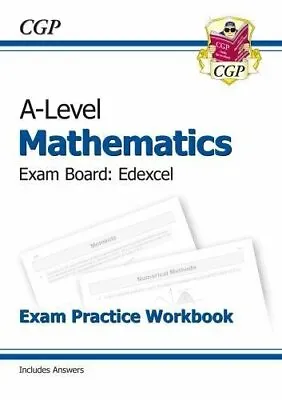 New A-Level Maths For Edexcel: Year 1 & 2 Exam Practice Workbook (CGP A-Level M • £2.88