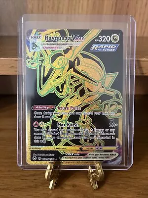 $14.94 • Buy Pokemon TCG Silver Tempest TG29/TG30 - Rayquaza VMAX - Gold Secret Rare - NM