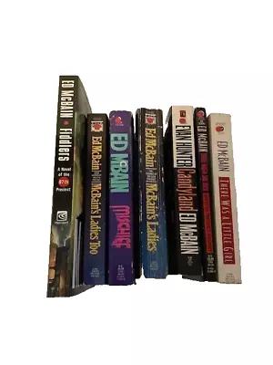 Lot Of 9 Paperback Books By Ed McBain • $15