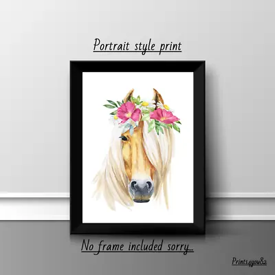 Horse Fun A4 Print Poster Picture Wall Art Home Decor Unframed Gift New • £3.99