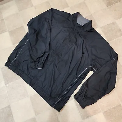 Walter Hagen Golf Waterproof Rain Zip Jacket Mens Black XL • $26