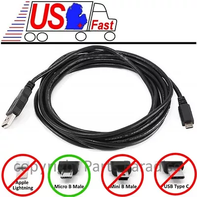 10ft Long USB Micro 5pin Digital Camera/Phone/Charger/Sync/Data Cable/Cord/Wire • $5.99