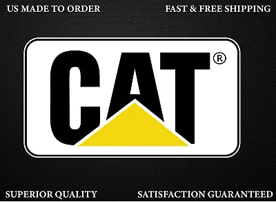 $5.89 • Buy Caterpillar Cat Sticker Vinyl Decal Truck Car Window Bumper Wall Water Resistant