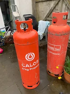 47 Kg Calor Gas Lpg Propane Bottle Empty Refil Required • £10