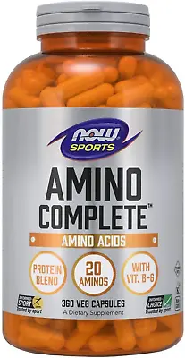 Sports Nutrition Amino Complete™ Protein Blend With 21 Aminos And B-6 360 Veg • $36.80