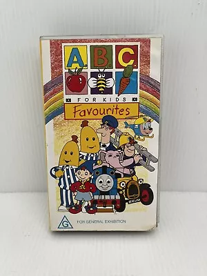 ABC For Kids Favourites VHS ABC Australia Video Tape Brum Fireman Sam • $15.40