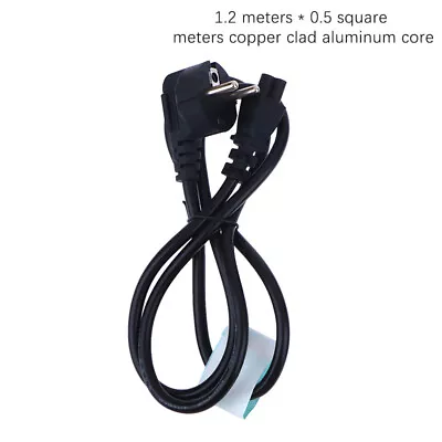 EU Power Cable Laptop 3-pin Power Adapter Cord Charger Plug Extension Cord • £5.32