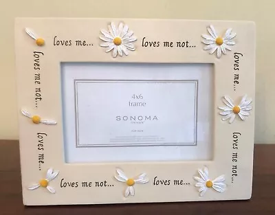 4 X6  Sonoma Daisy Loves Me Loves Me Not Photo Frame • £9.64