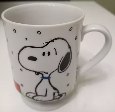 Vintage Snoopy Peanuts Pedestal Mug 1958 I Hate When It Snows On My French Toast • $18.36