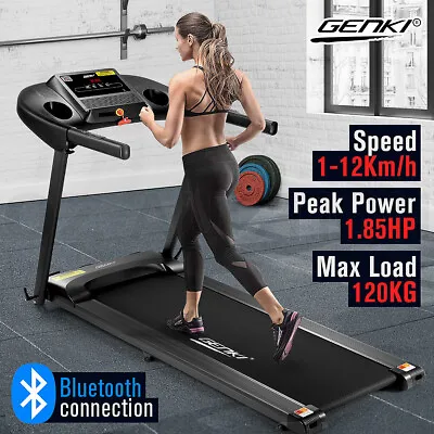 $504.95 • Buy Genki Electric Treadmill Exercise Foldable Home Gym Fitness Machine Running LCD